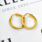 Pre-Owned 9ct Gold Greek Key Creole Hoop Earrings
