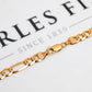 Pre-Owned 9ct Gold Figaro Chain Necklace 20 Inch