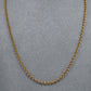 Pre-Owned 9ct Gold Belcher Chain Necklace 18 Inch