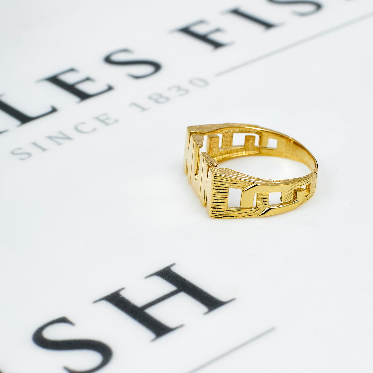 Pre-Owned 9ct Gold MUM Cherish Ring Size P