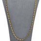 Pre-Owned 9ct Gold Belcher Chain Necklace 28 Inch