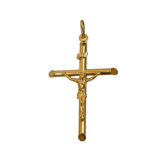 Pre-Owned 9ct Gold Crucifix Pendant