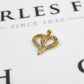 Pre-Owned 9ct Gold Diamond Heart Pendant
