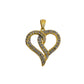 Pre-Owned 9ct Gold Diamond Heart Pendant
