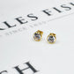 Pre-Owned 9ct Gold CZ Stud Earrings
