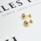 Pre-Owned 9ct Gold CZ Stud Earrings