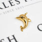 Pre-Owned 9ct Gold Dolphin Pendant