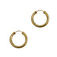 Pre-Owned 9ct Gold Sleeper Hoop Earrings