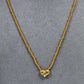 Pre-Owned 18ct Gold Bead Chain Necklace & Heart Pendant