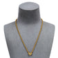 Pre-Owned 18ct Gold Bead Chain Necklace & Heart Pendant