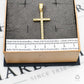 Pre-Owned 9ct Gold CZ Cross Pendant