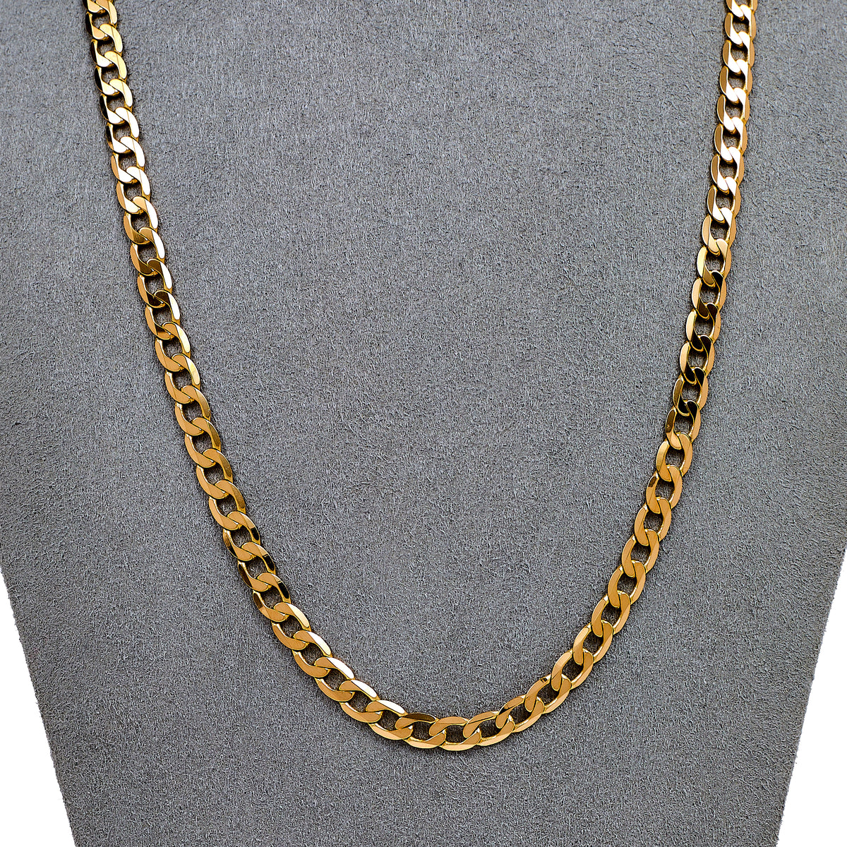 Pre-Owned 9ct Gold Curb Chain Necklace 20 Inch