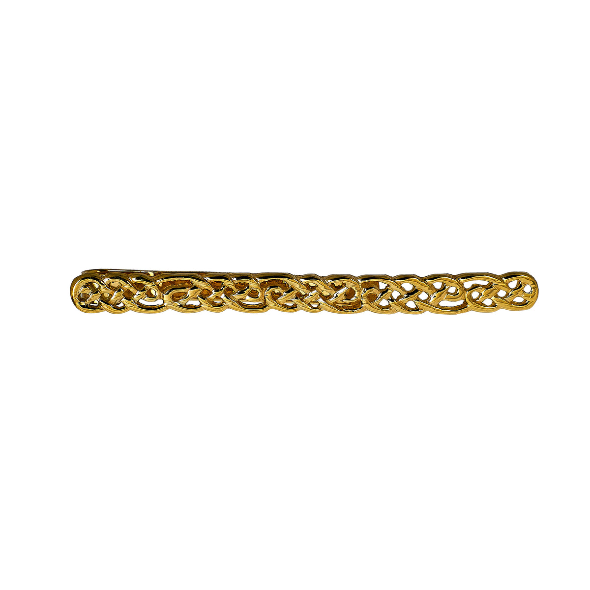 Pre-Owned 9ct Gold Celtic Plait Tie Slide