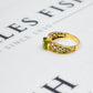 Pre-Owned 9ct Gold Oval Peridot Ring Size P.5
