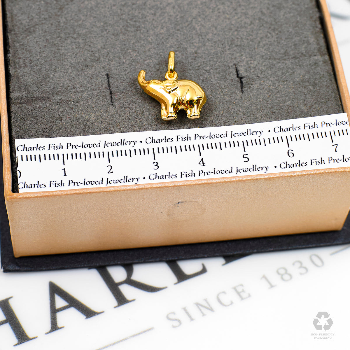 Pre-Owned 9ct Gold Elephant Charm