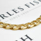 Pre-Owned 9ct Gold Curb Chain Bracelet 9 Inch