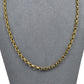Pre-Owned 9ct Gold Belcher Chain Necklace 20 Inch