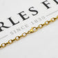 Pre-Owned 9ct Gold Belcher Chain Necklace 20 Inch