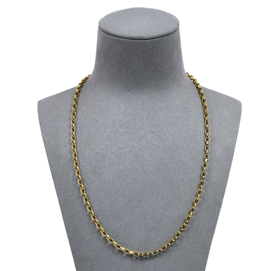 Pre-Owned 9ct Gold Belcher Chain Necklace 20 Inch