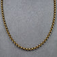 Pre-Owned 9ct Gold Belcher Chain Necklace 18 Inch