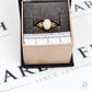 Pre-Owned 9ct Gold Oval Opal Ring Size M