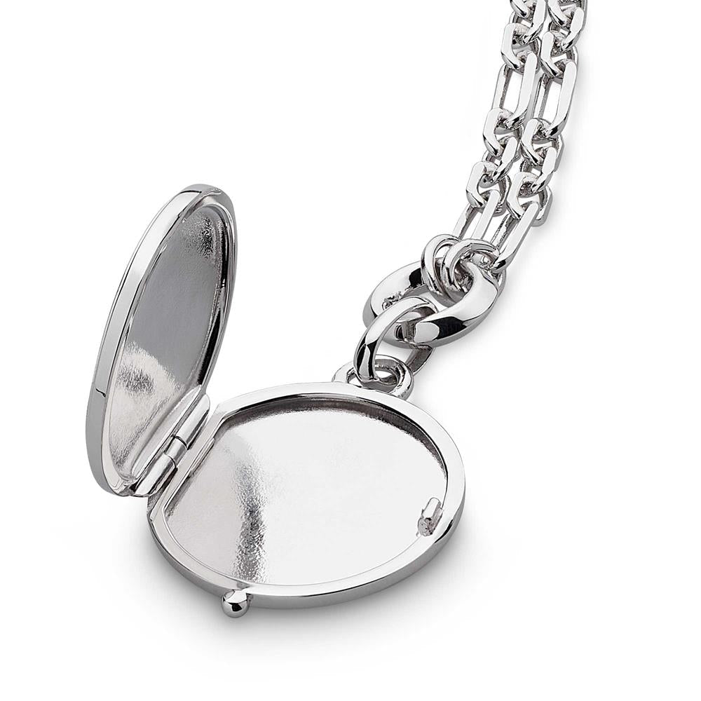 Kit Heath Figaro Chain Locket Necklace 90439RP