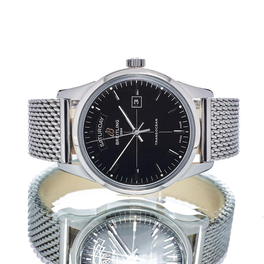 Pre-Owned Breitling Transocean Day and Date A45310
