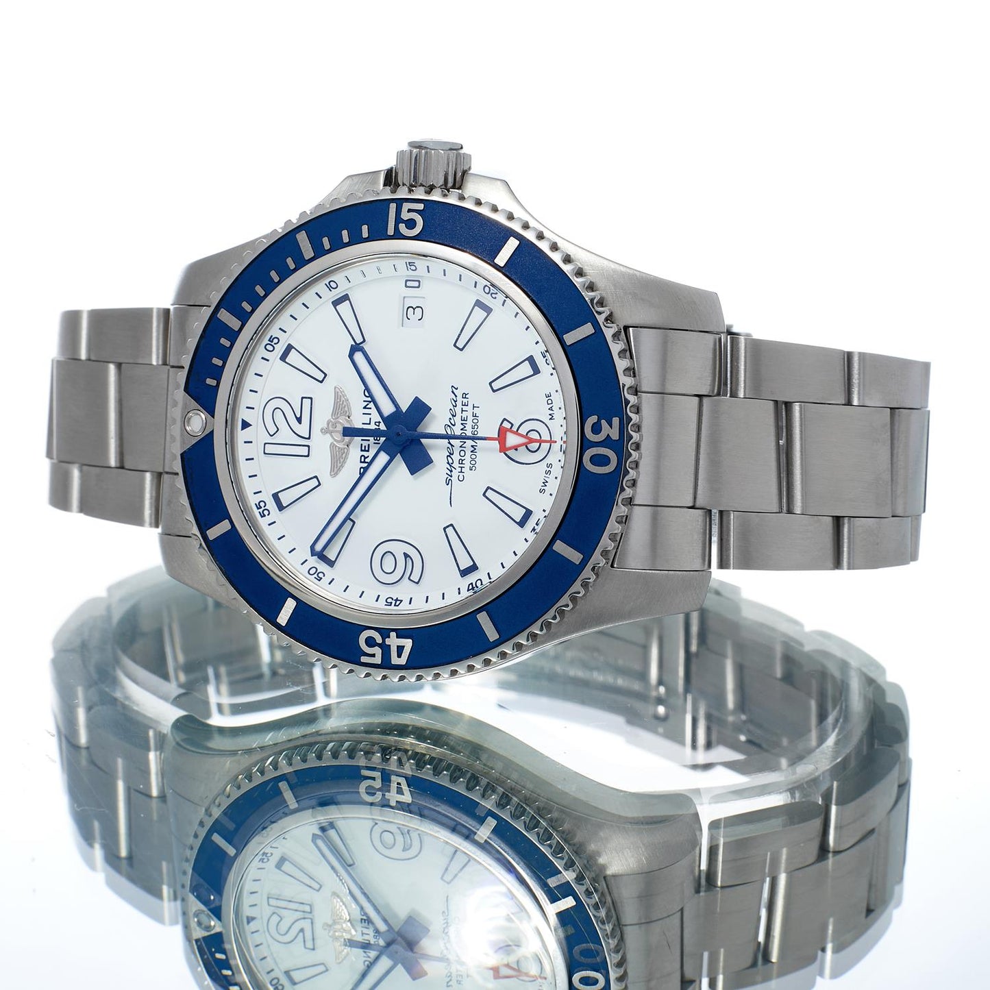 Pre-Owned Breitling Superocean 42 A17366D81A1A1