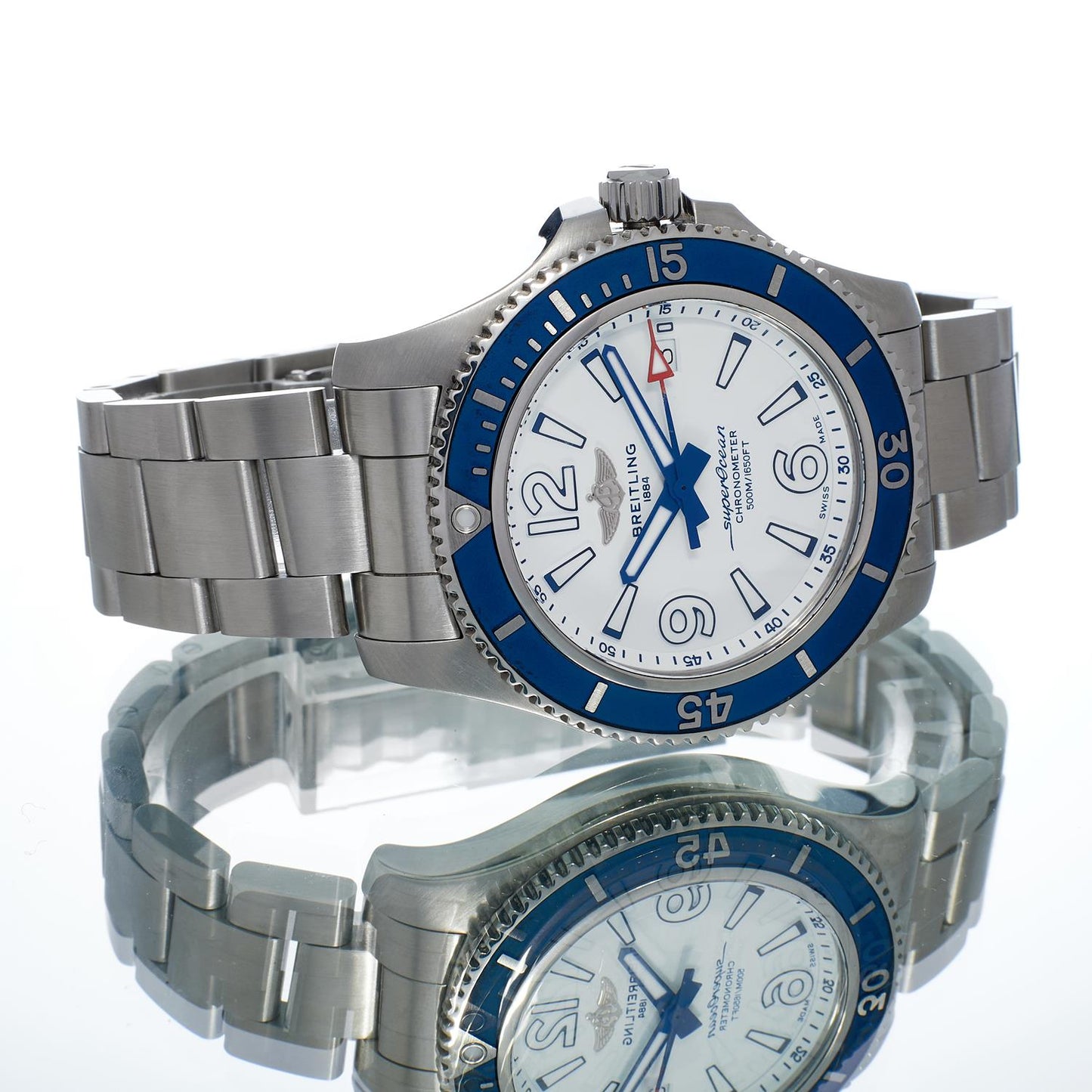 Pre-Owned Breitling Superocean 42 A17366D81A1A1