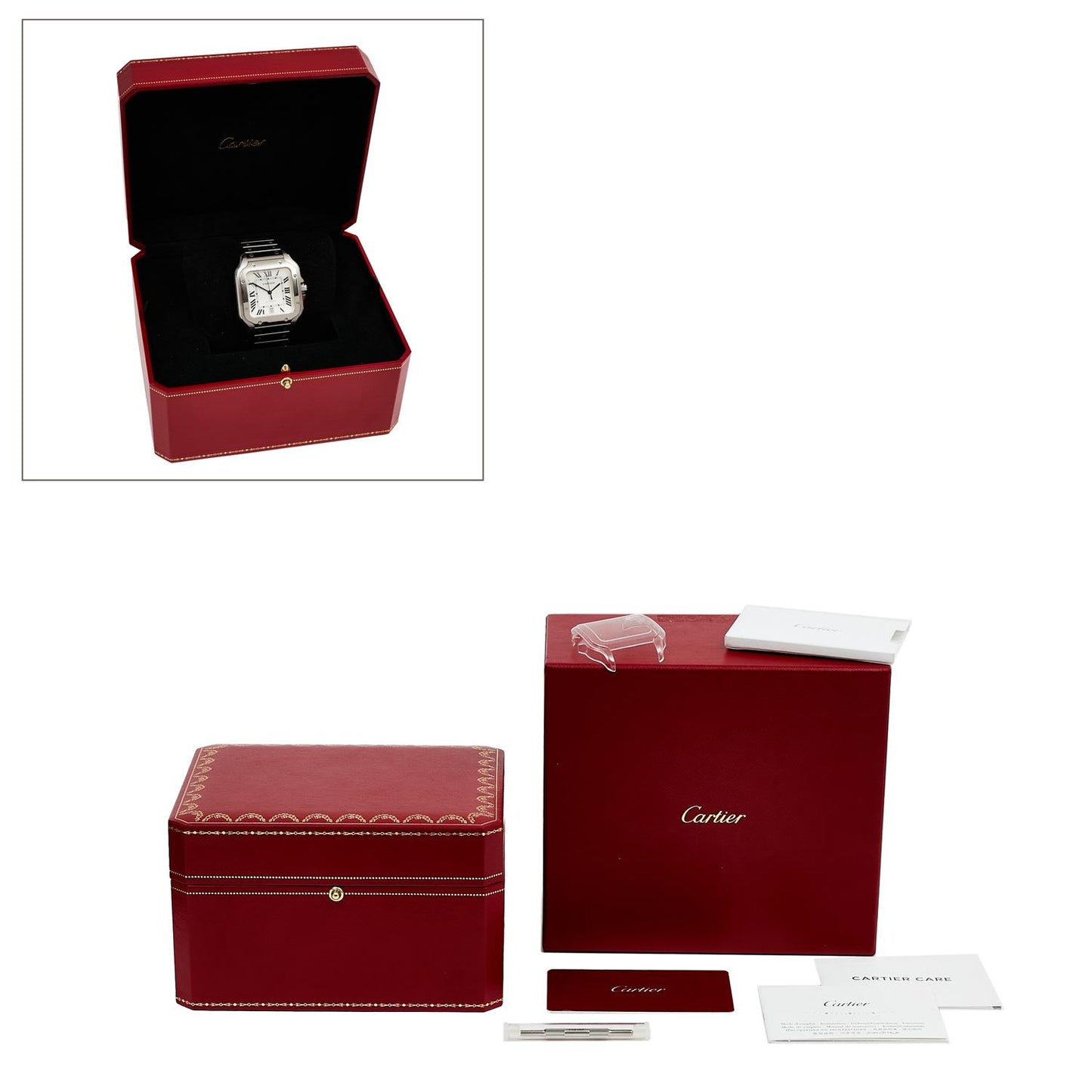 Pre-Owned Cartier Santos de Cartier WSSA0018