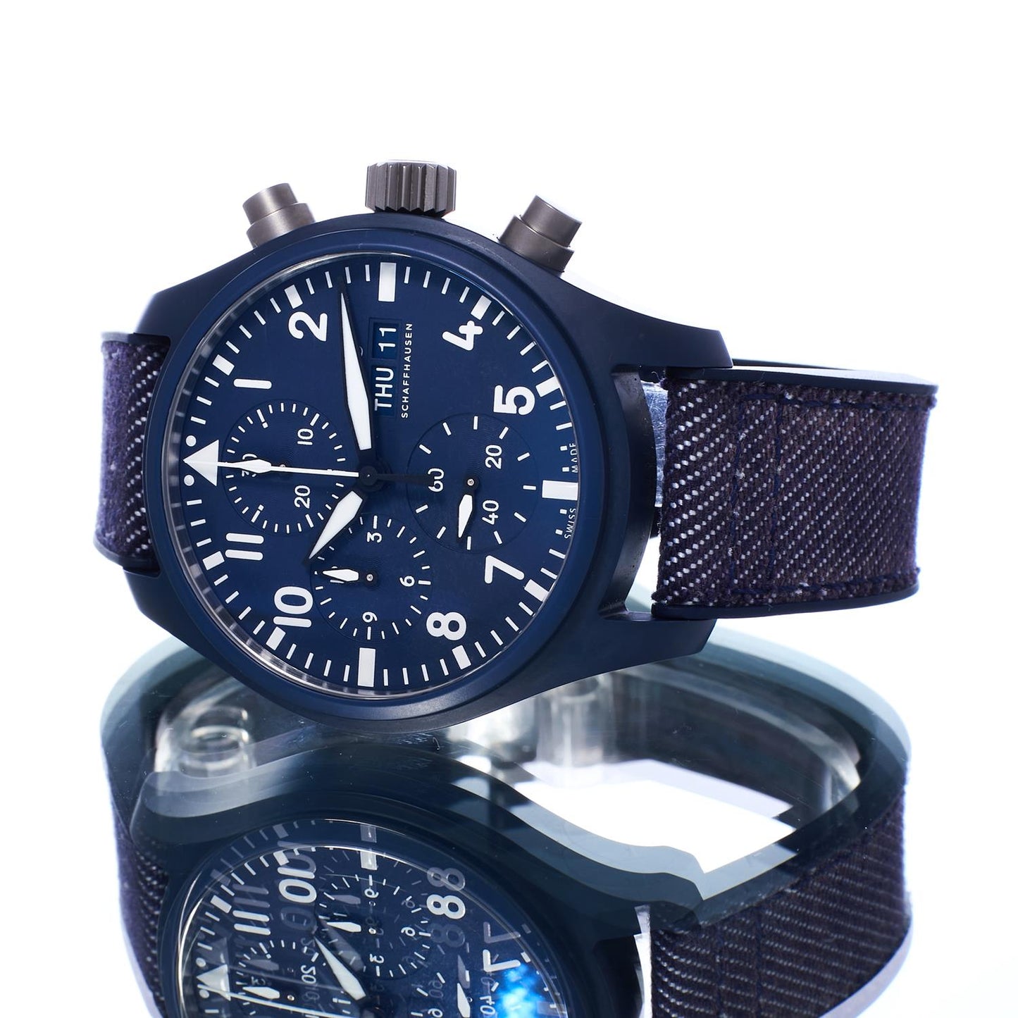 Pre-Owned  IWC Pilot Chronograph Top Gun IW389404