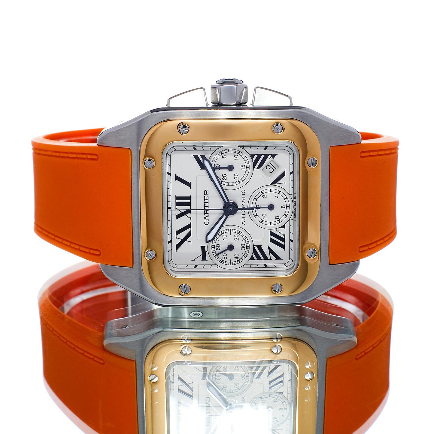 Pre-Owned Cartier Santos 100 XL W20091X7