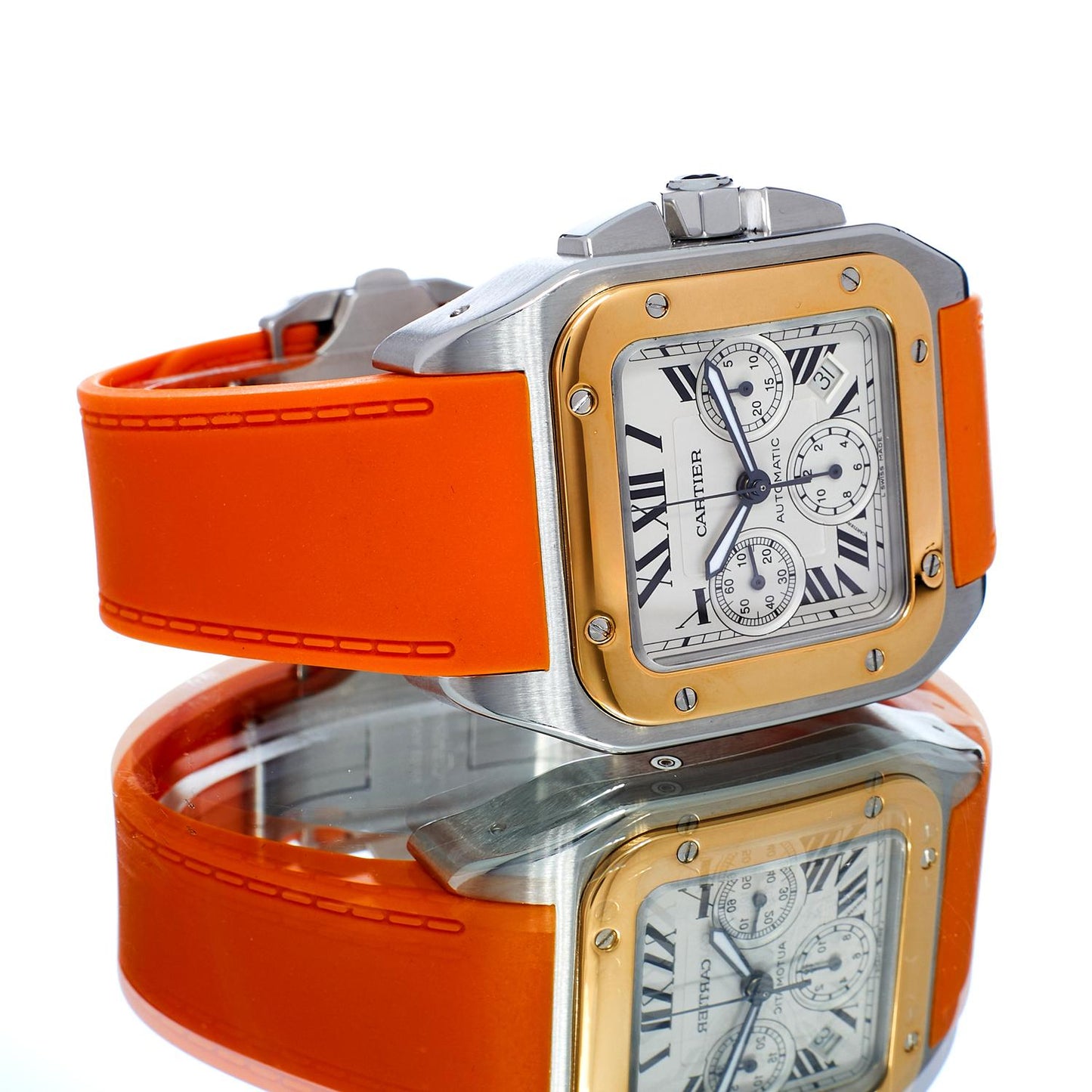 Pre-Owned Cartier Santos 100 XL W20091X7