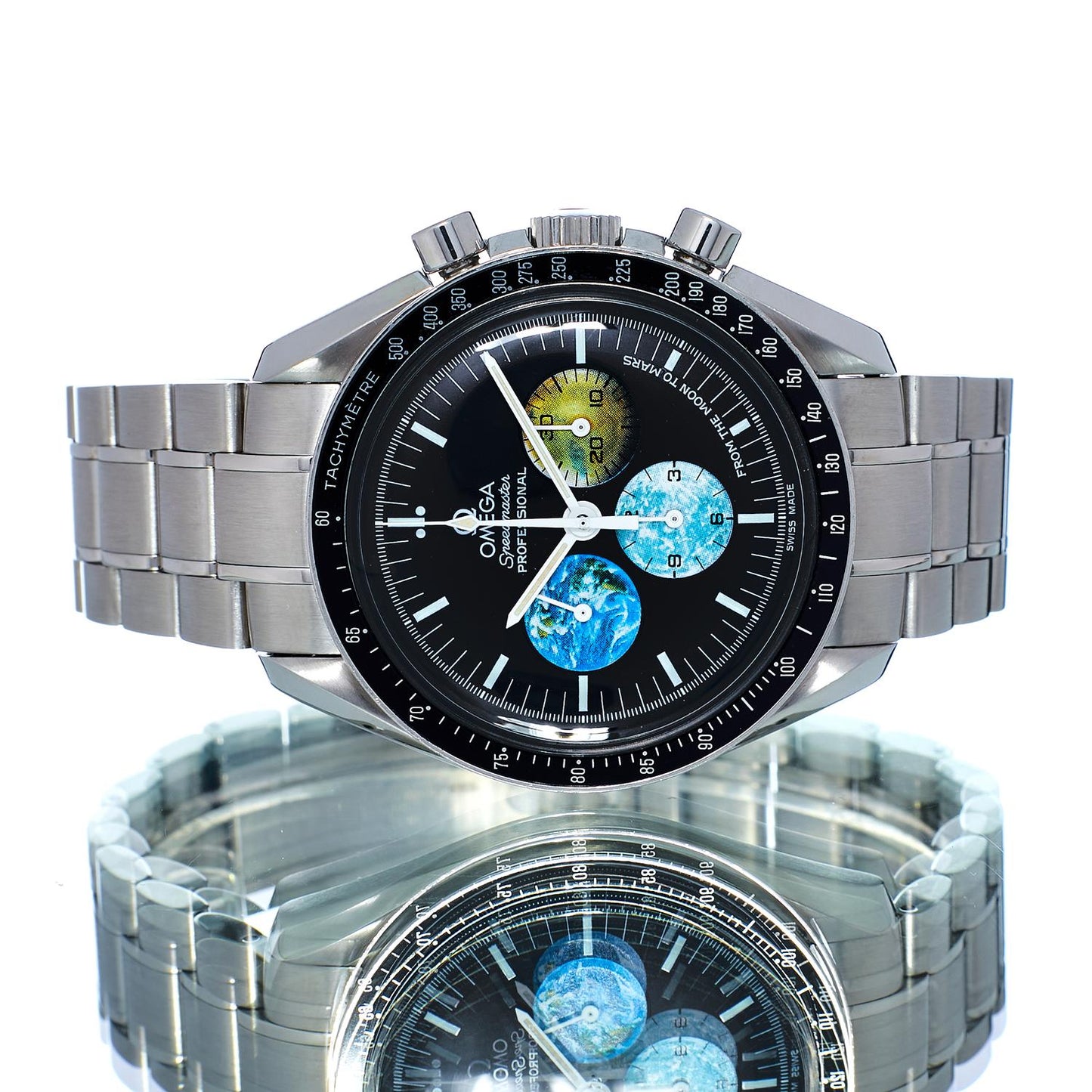 Gents S/Steel Omega Speedmaster Professional Moonwatch From Moon to Mars 35775000