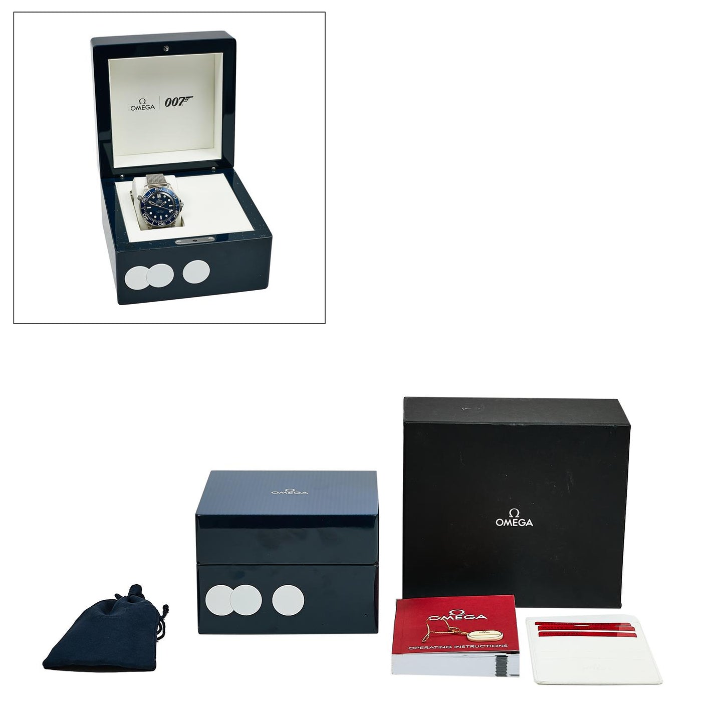 Pre-Owned Omega Seamaster Diver 300M James Bond 60th Anniversary 21030422003002