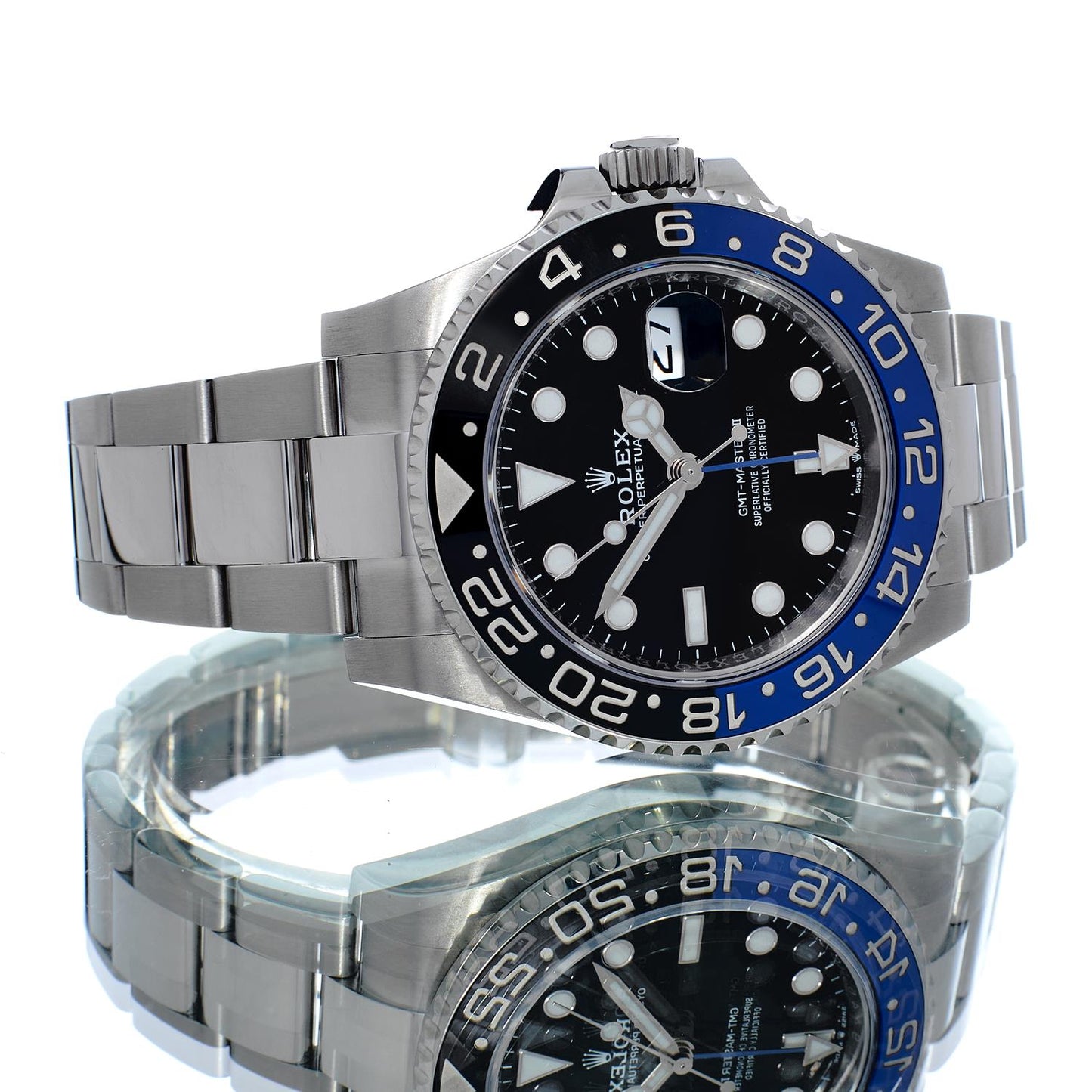 Pre-Owned Rolex GMT-Master II 126710BLNR