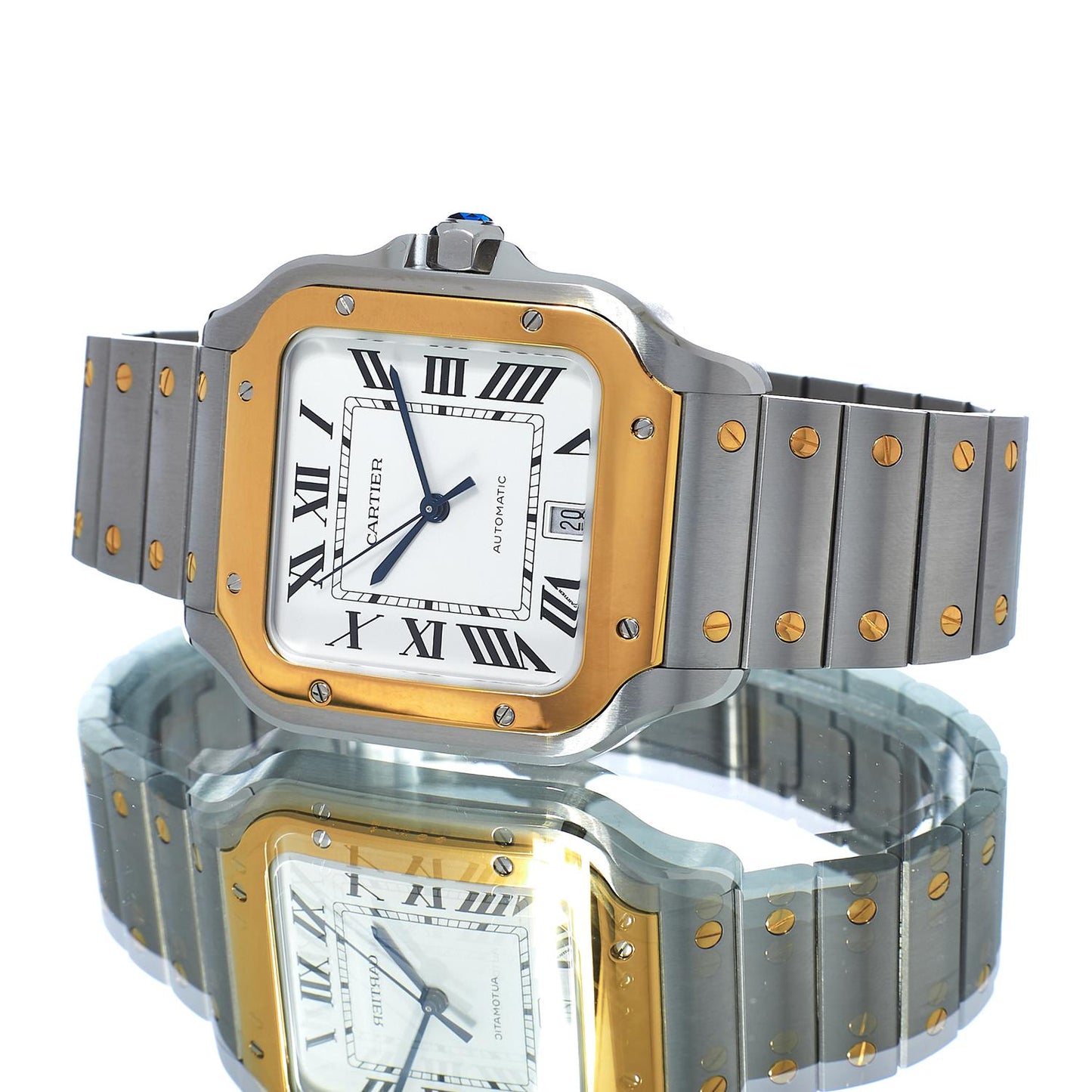 Pre-Owned Cartier Santos de Cartier W2SA0009