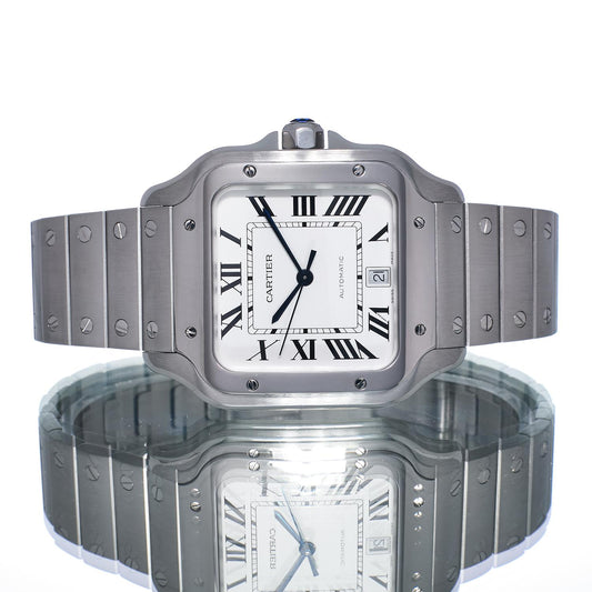 Gents Steel Cartier Santos De Cartier WSSA0009