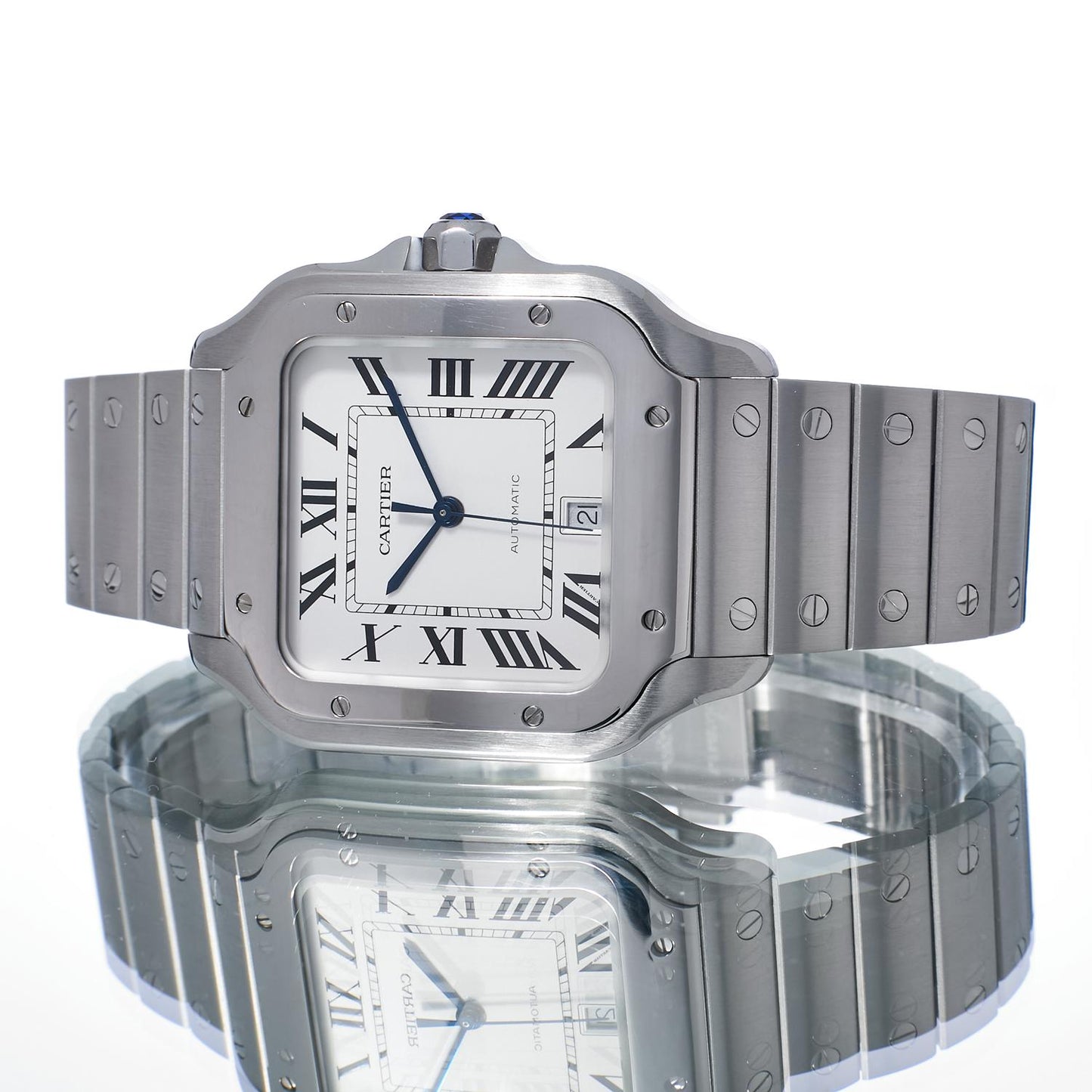 Gents Steel Cartier Santos De Cartier WSSA0009