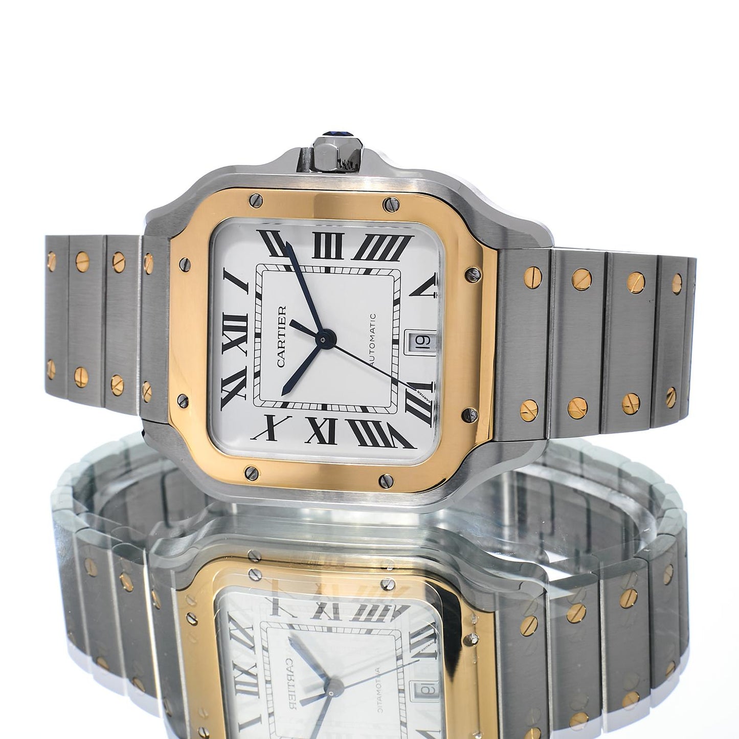 Pre-Owned Cartier Santos de Cartier W2SA0009