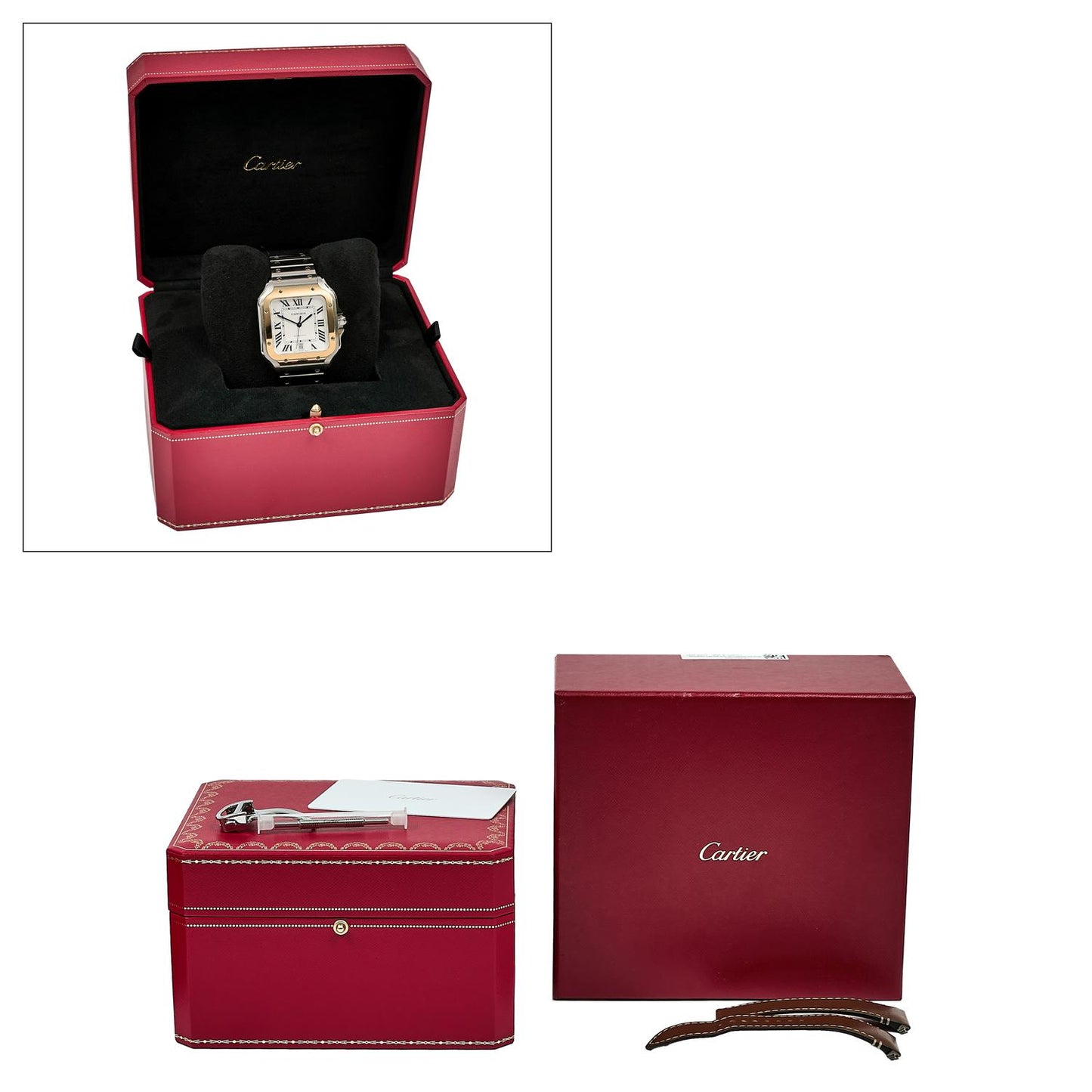 Pre-Owned Cartier Santos de Cartier W2SA0009