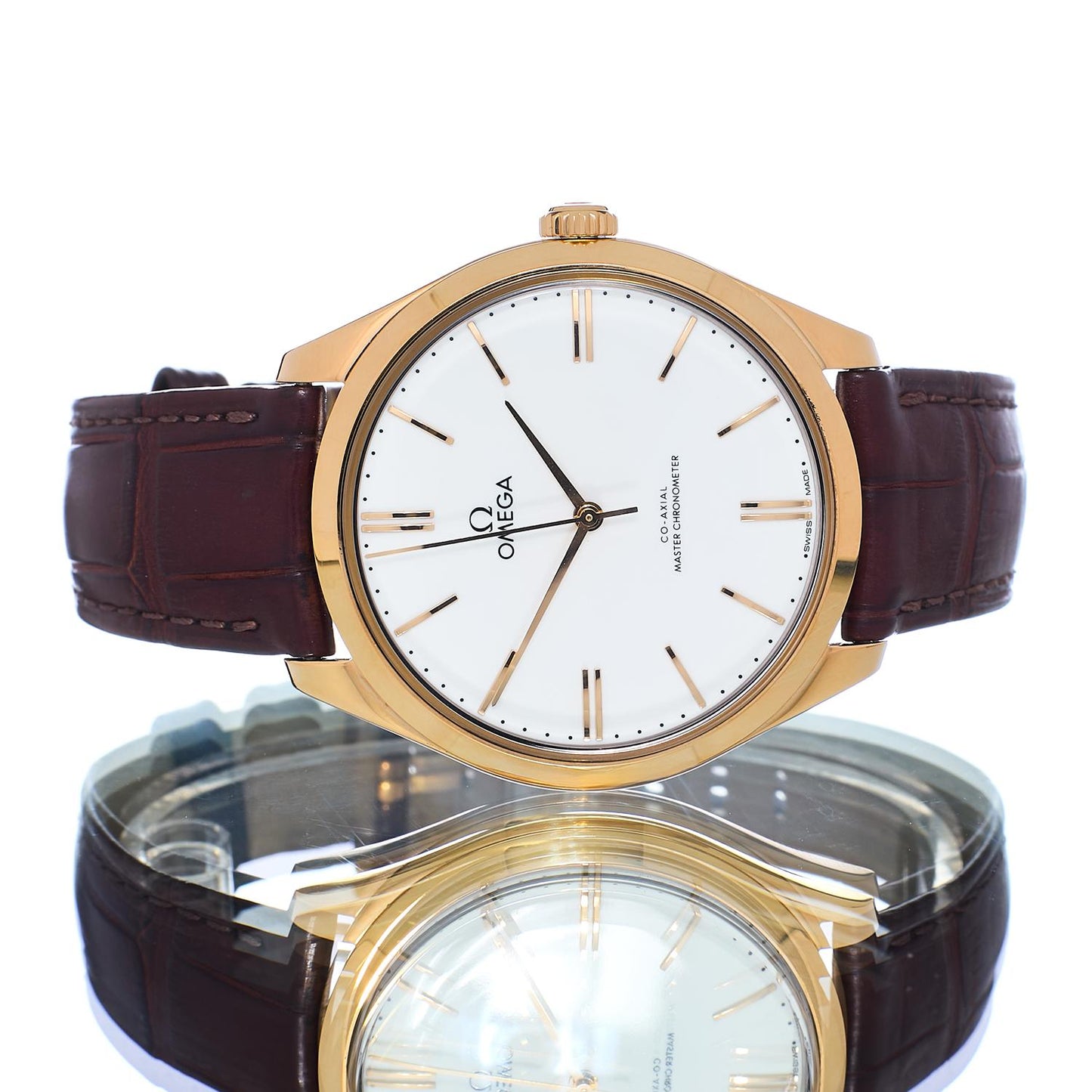 Pre-Owned Omega De Ville Tresor 435.53.40.21.09.001