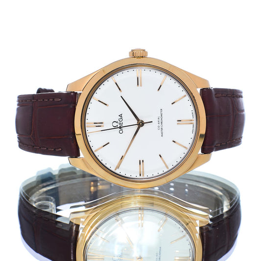 Pre-Owned Omega De Ville Tresor 435.53.40.21.09.001