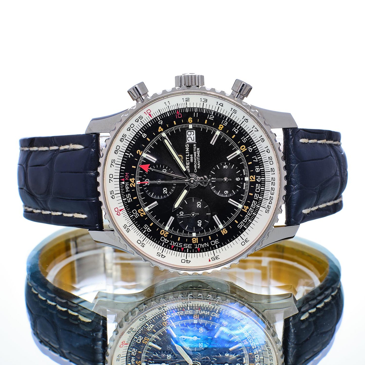Pre-Owned Breitling Navitimer World A24322