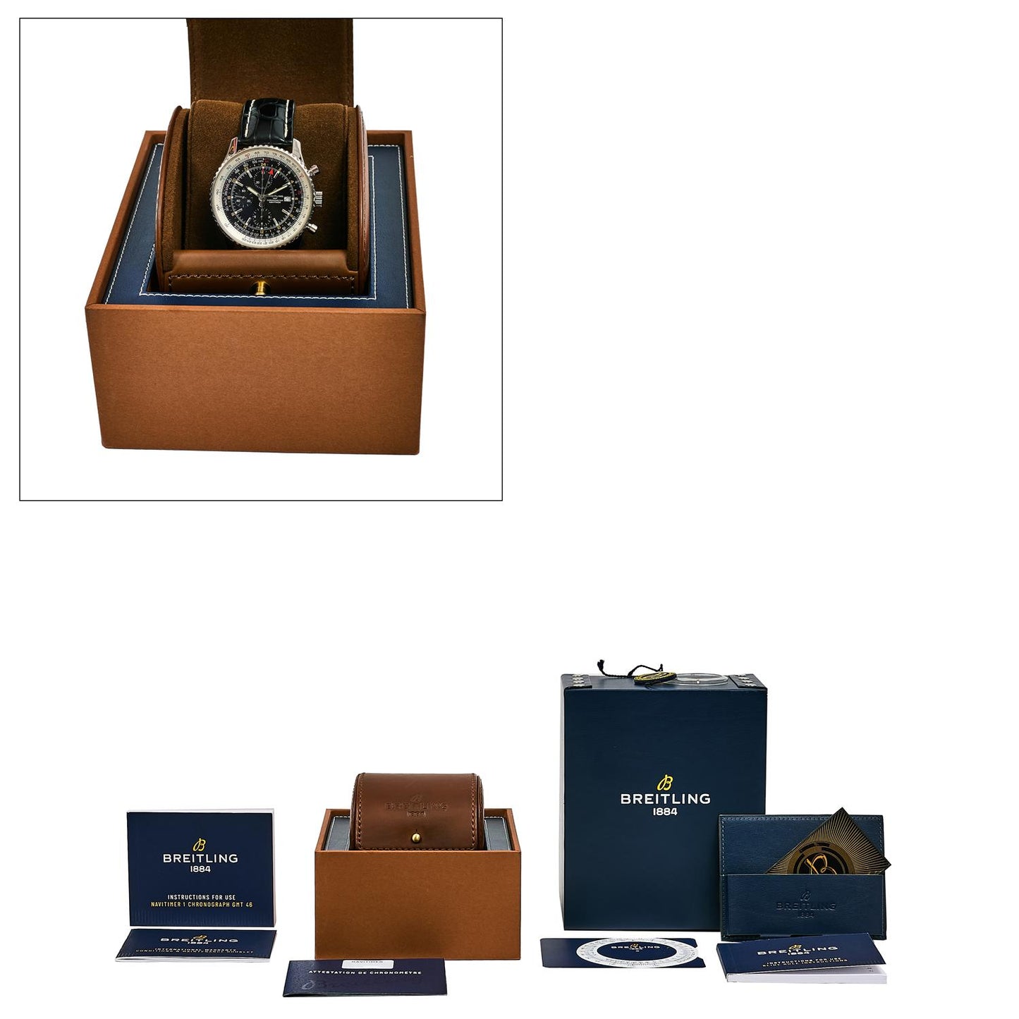 Pre-Owned Breitling Navitimer World A24322