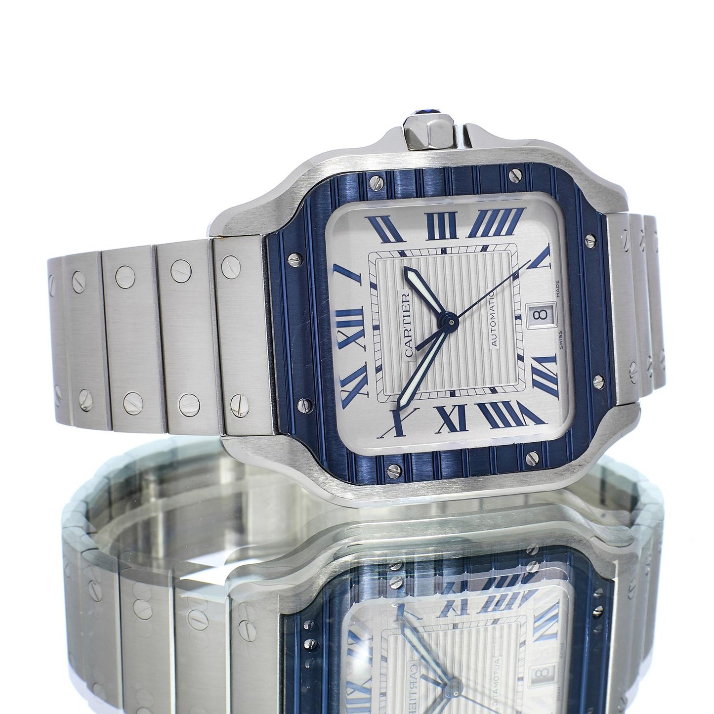 Pre-Owned Cartier Santos de Cartier WSSA0047