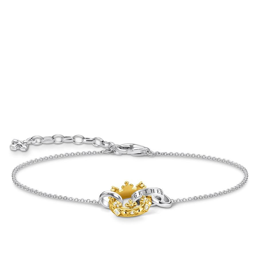 Thomas Sabo Bracelet Crown Gold A1982-849-14