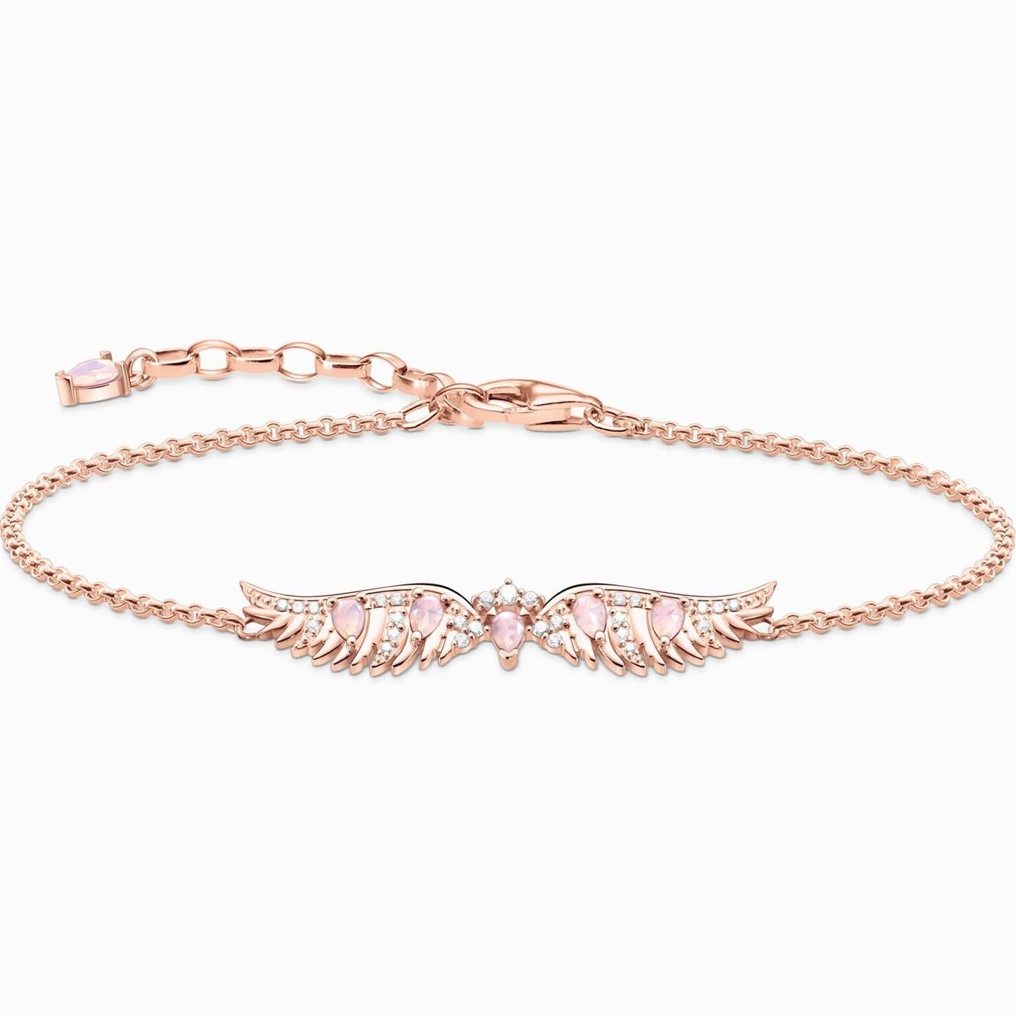 Thomas Sabo Rose Gold Wing Bracelet A2069-323-9-L19V