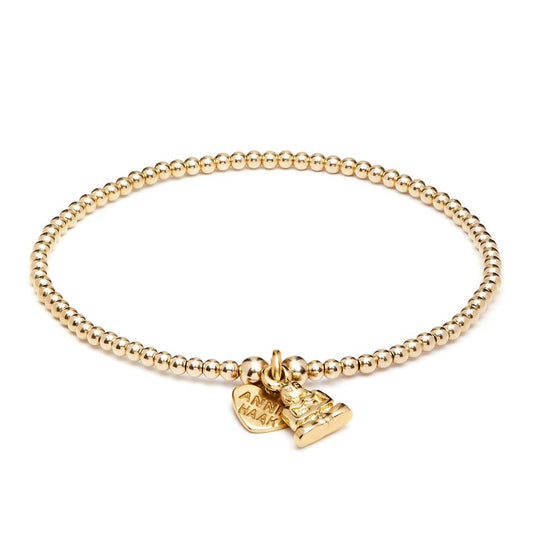 Annie Haak Santeenie Buddha Charm Gold Bracelet