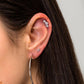 Achara 3 Zirconia Cluster Stud Cartilage Earring